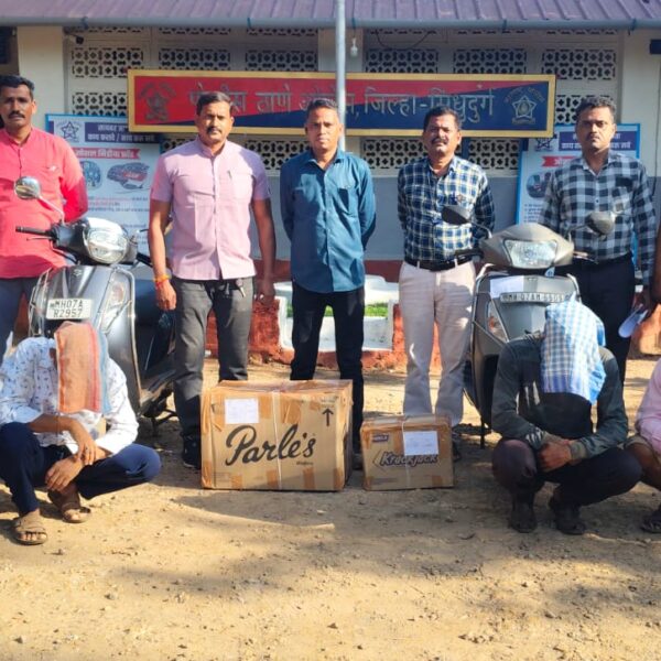 सिंधुदुर्गनगरीजवळ एलसीबीची मोठी कारवाई; १.८०० किलोची खवले मांजराची खवले जप्त!